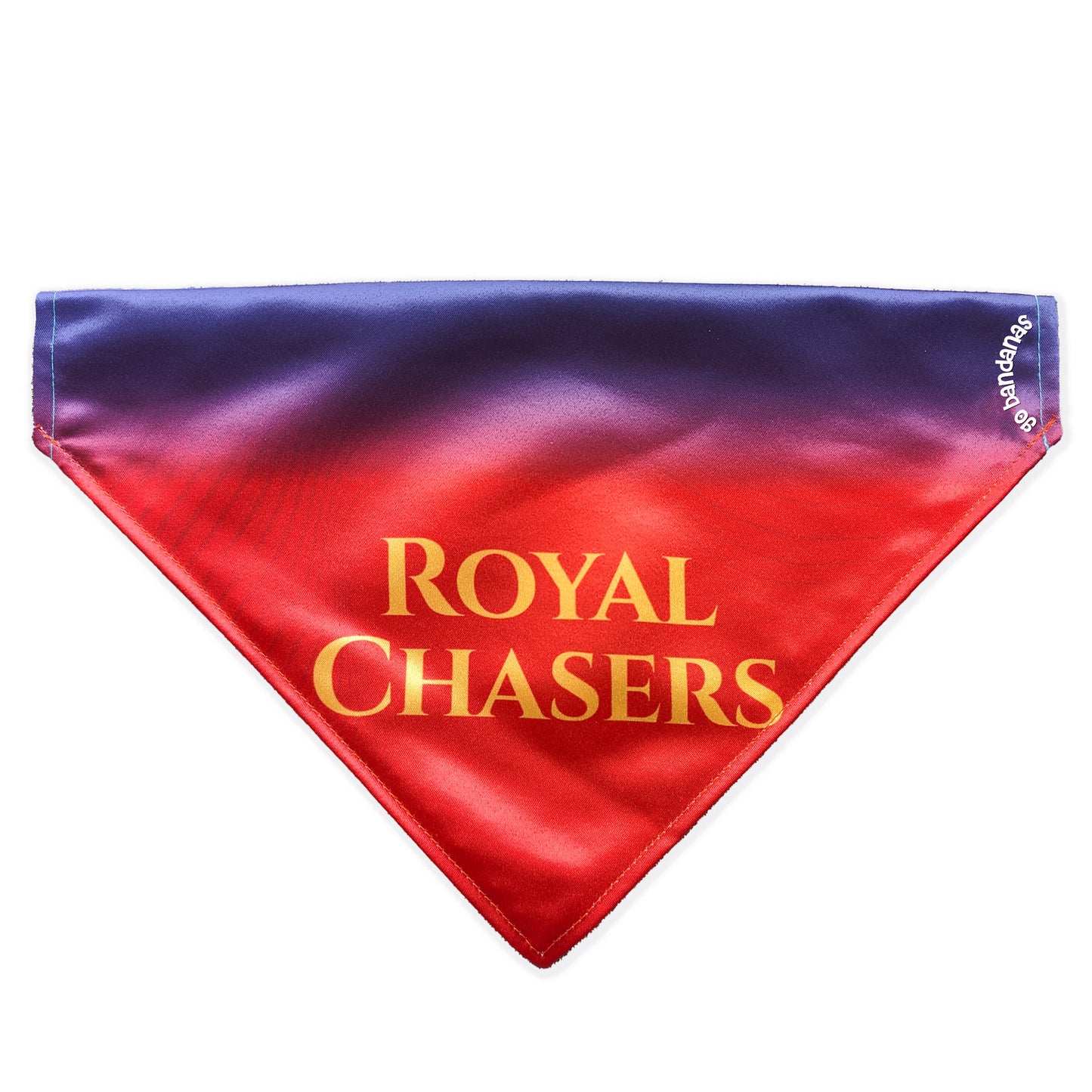 Go Bandanas Reversible Indian Pet League (IPL) Bengaluru Royal Chasers & Dill Se Desi (Multi Colour) Bandana for Pet Dogs & Cats