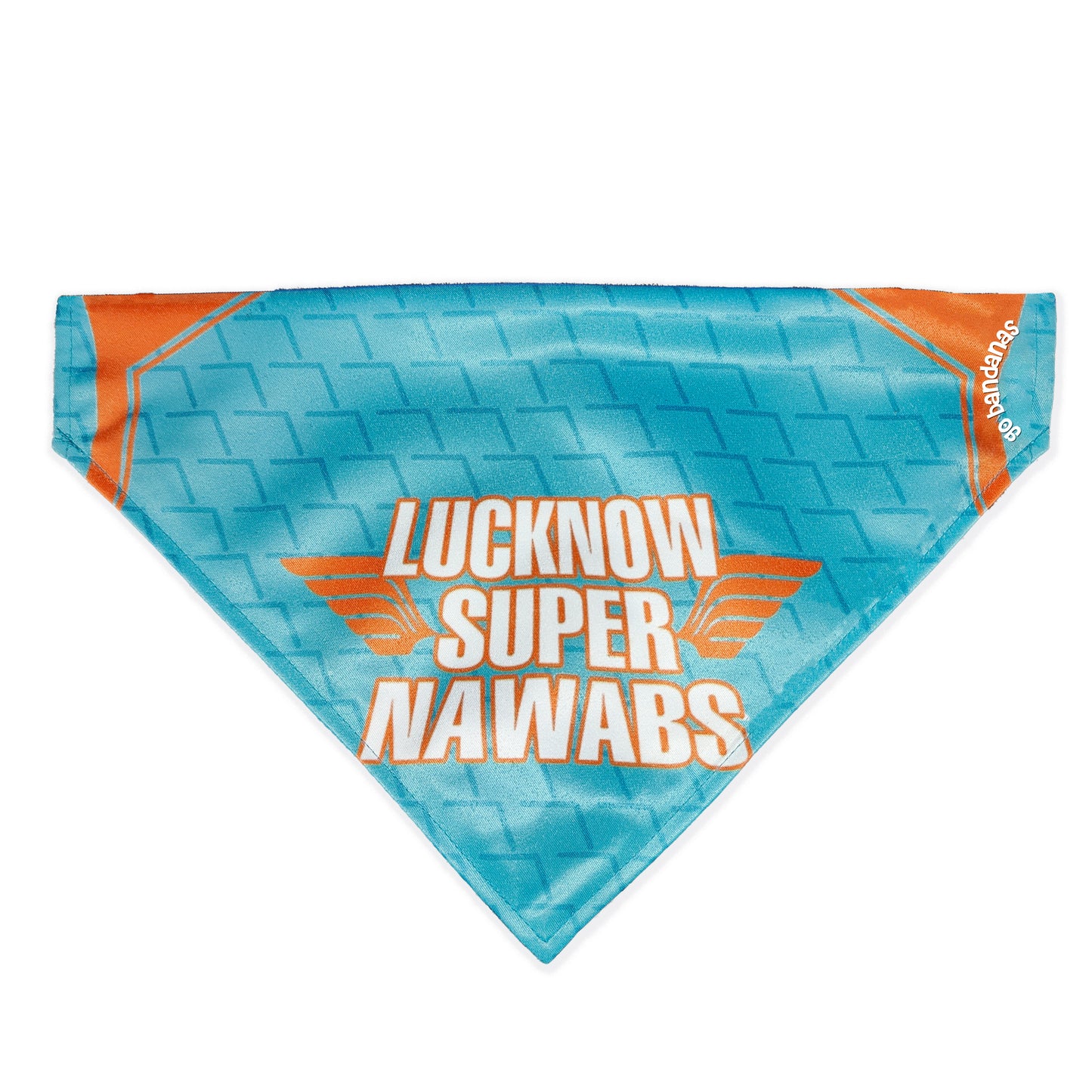 Go Bandanas Reversible Indian Pet League (IPL) Lucknow Super Nawabs (Blue) & Dill Se Desi (Multi Colour) Bandana for Pet Dogs & Cats