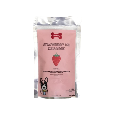 Strawberry Ice Cream Mix For Dogs