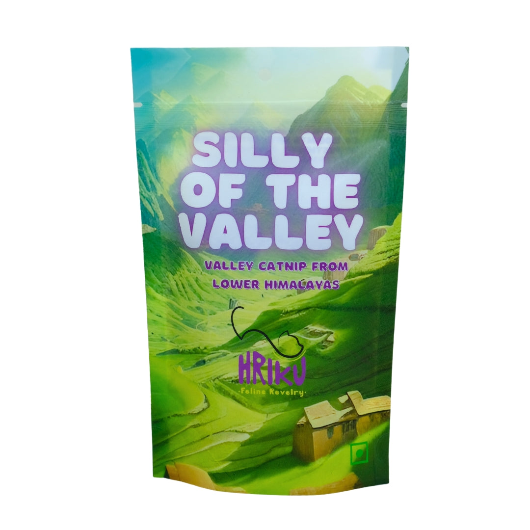 HRIKU Silly of The Valley - Naturally Grown Himalayan Catnip Treat for Cats - 25 gm