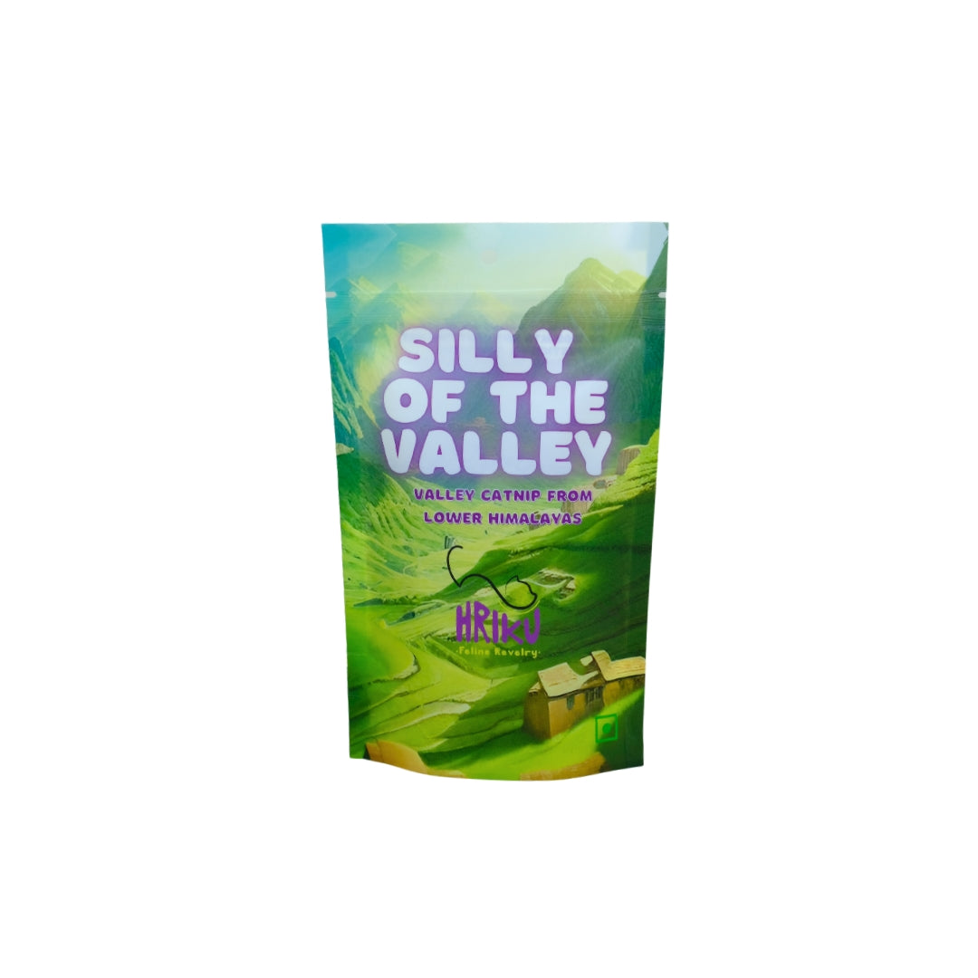 HRIKU Silly of The Valley - Naturally grown Himalayan Catnip Treat for Cats - 10 gm