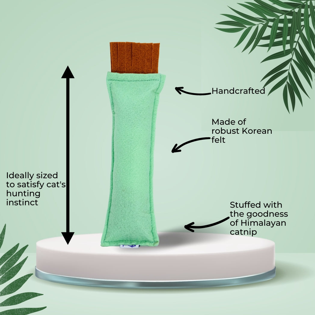 HRIKU Catnip Kicker Toy (Mint)