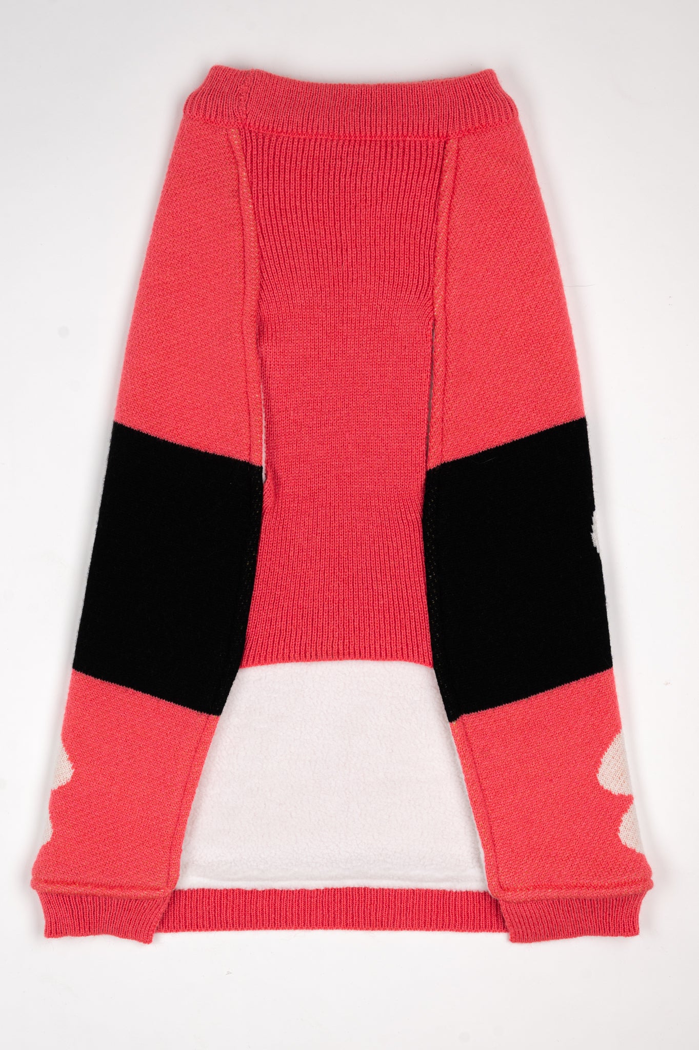 Petsnugs Bone and Paws Sweater - Pink & Black