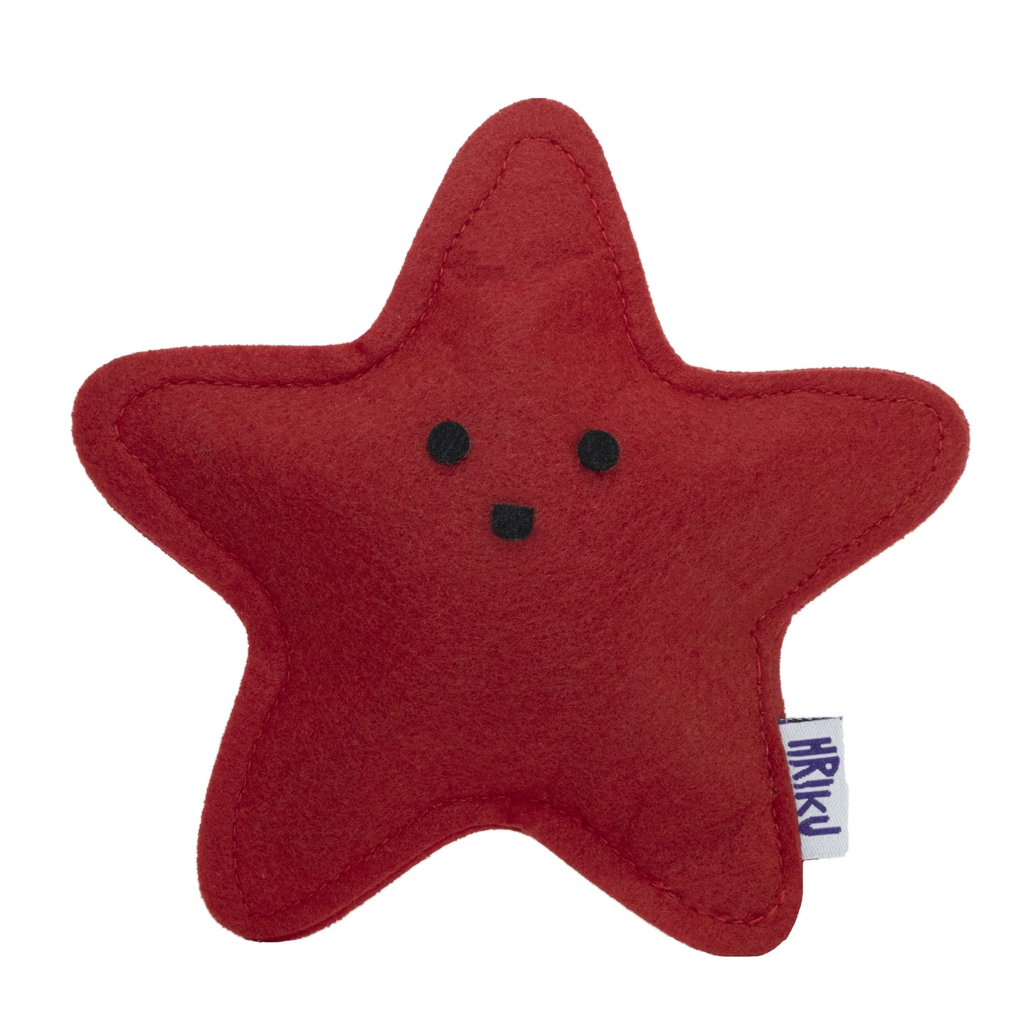 HRIKU SITARA (Star) Catnip Toy for Cats. (Red)