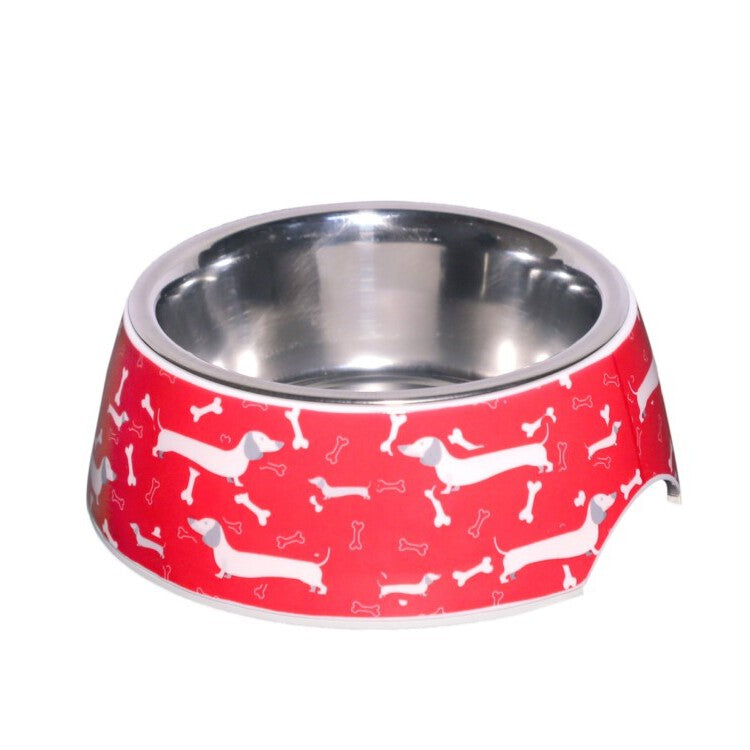 Melamine Belly Bowl - Red HotDog