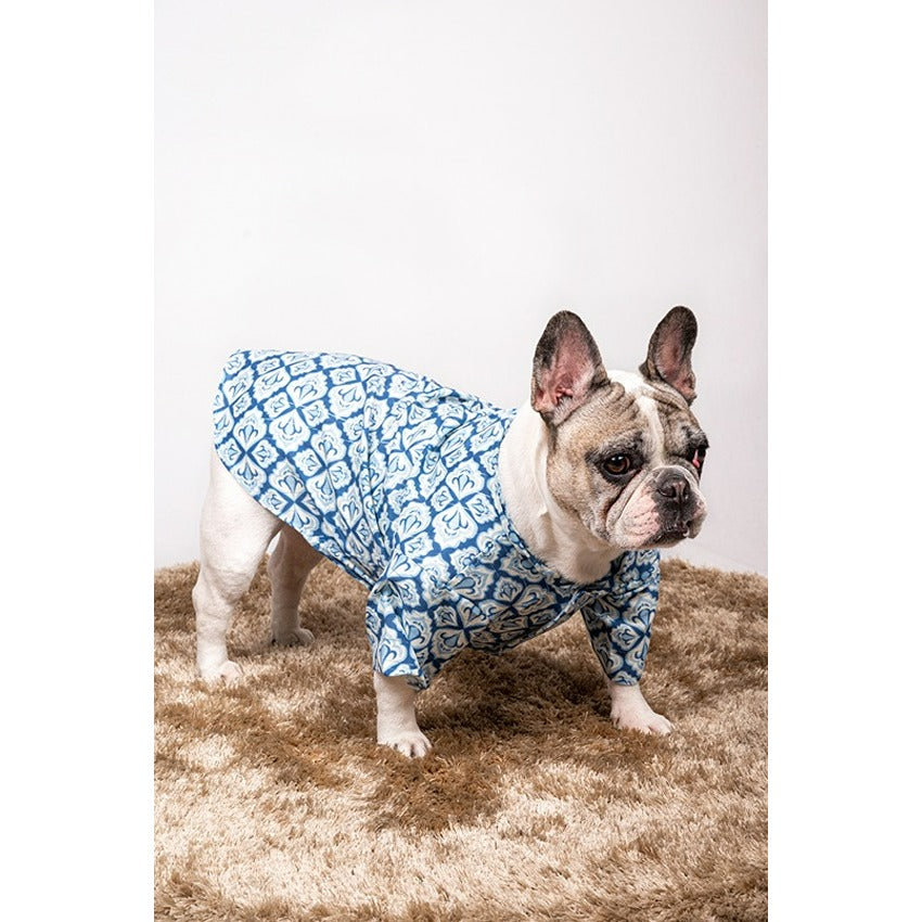 Traditional Blue Printed Kurta