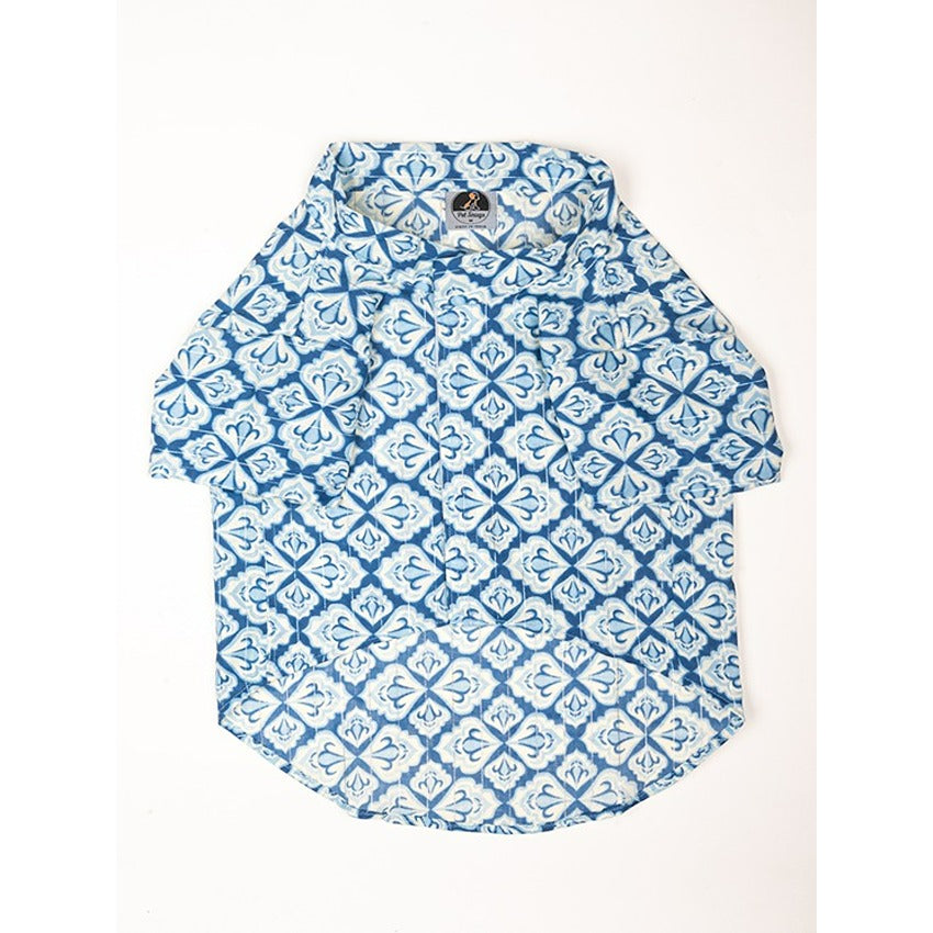 Traditional Blue Printed Kurta