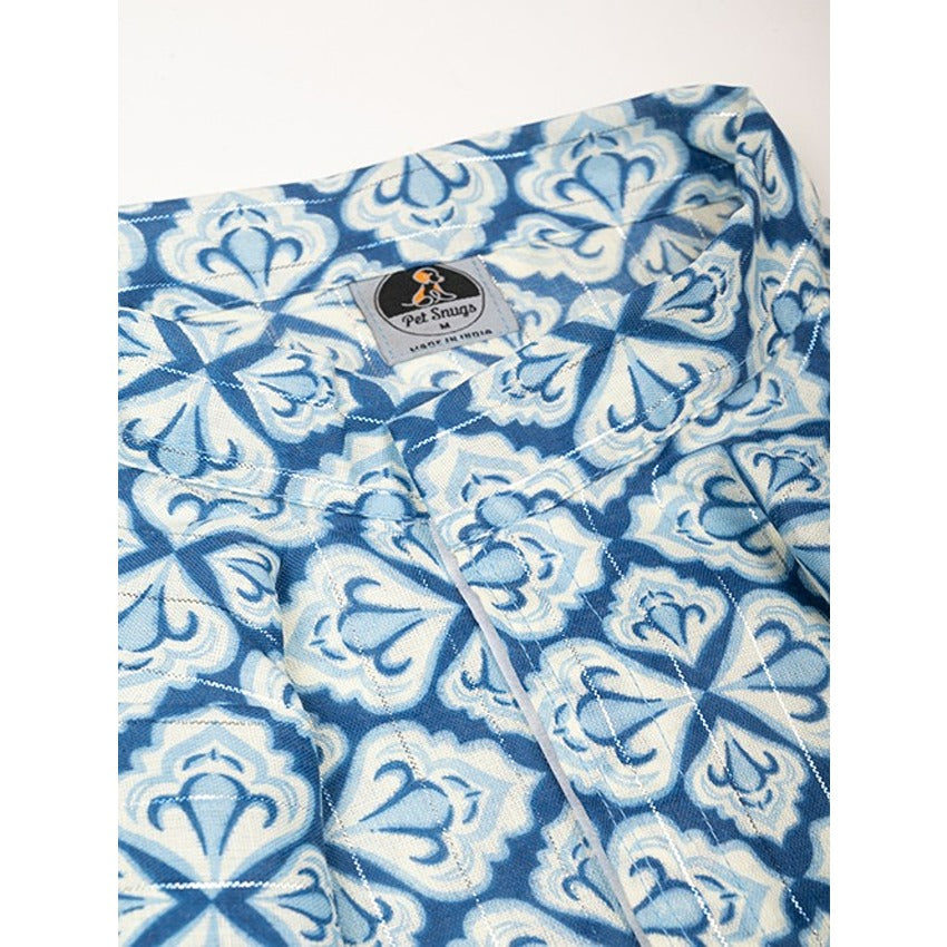 Traditional Blue Printed Kurta