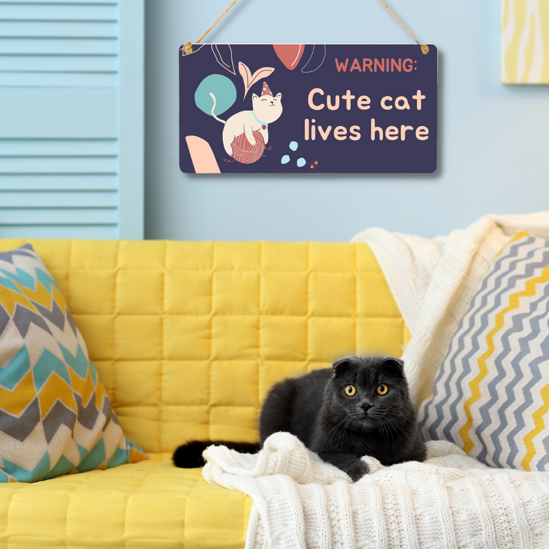 Cute Cat Wall/Door Hanging