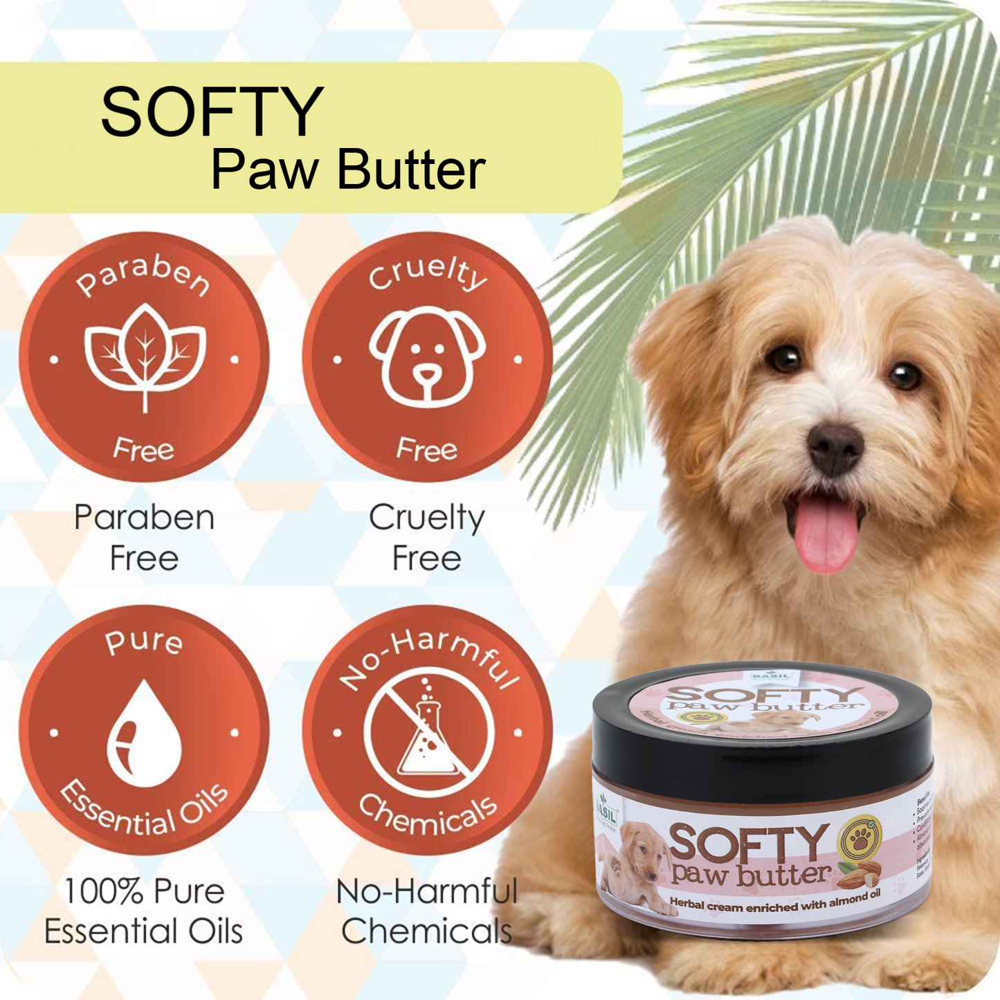 BASIL Softy Paw Butter for Dogs & Cats
