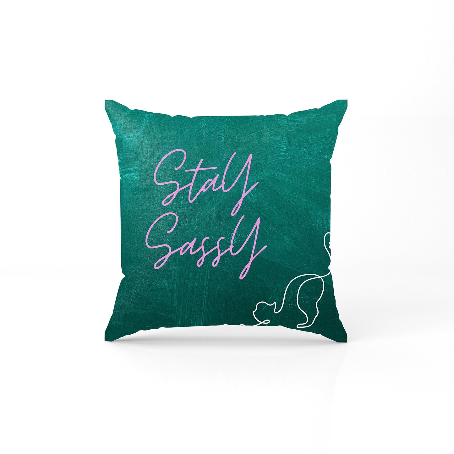 Sassy Cat Cushion Cover