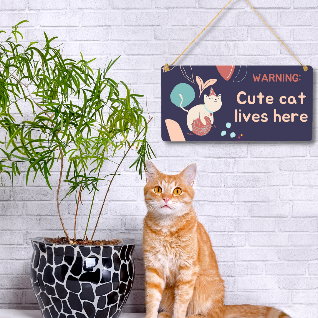 Cute Cat Wall/Door Hanging