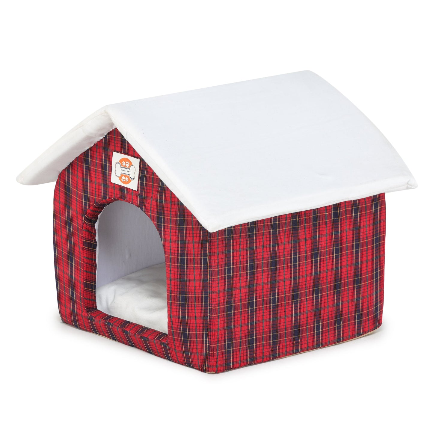 Plaid Dog Hut