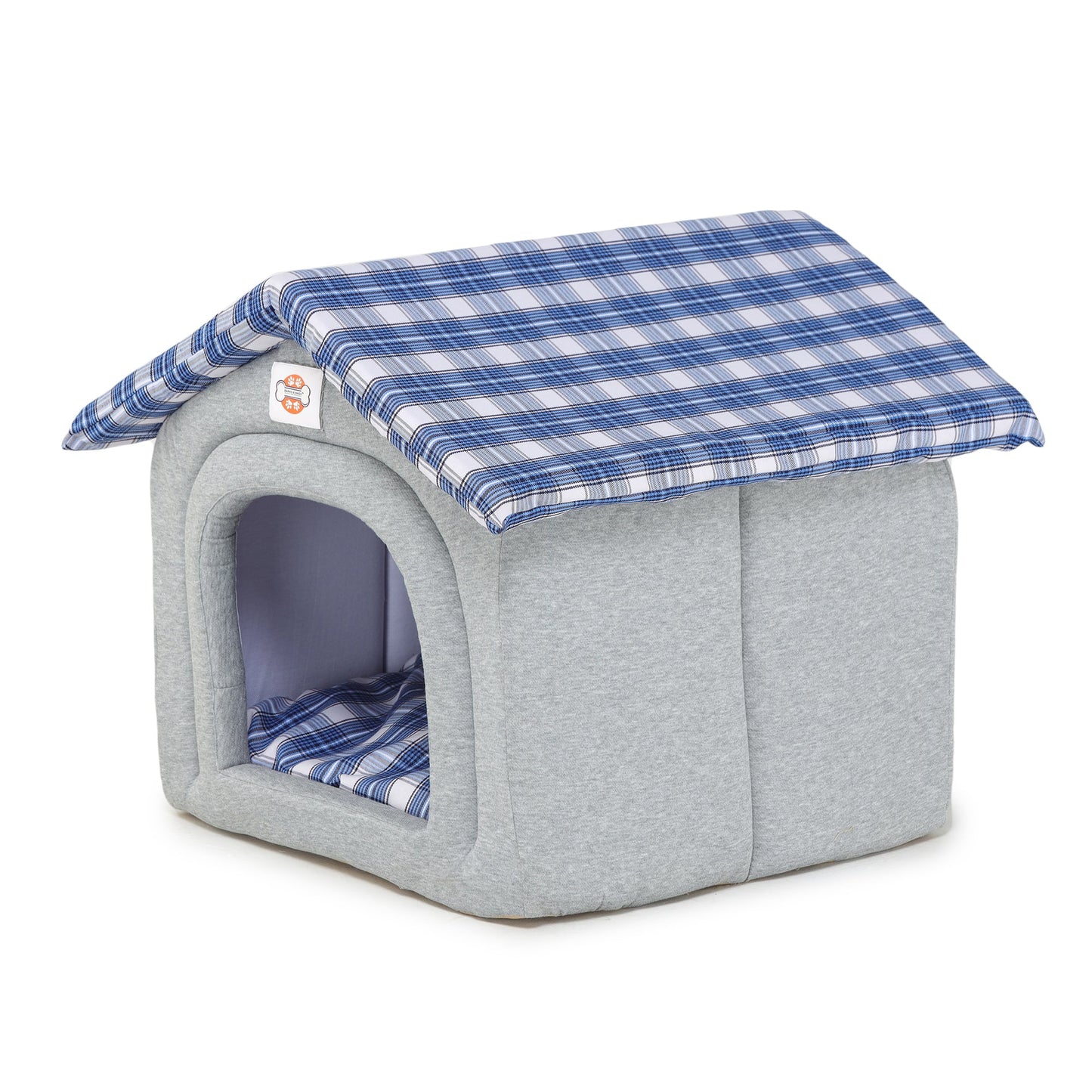 Plaid Dog Hut