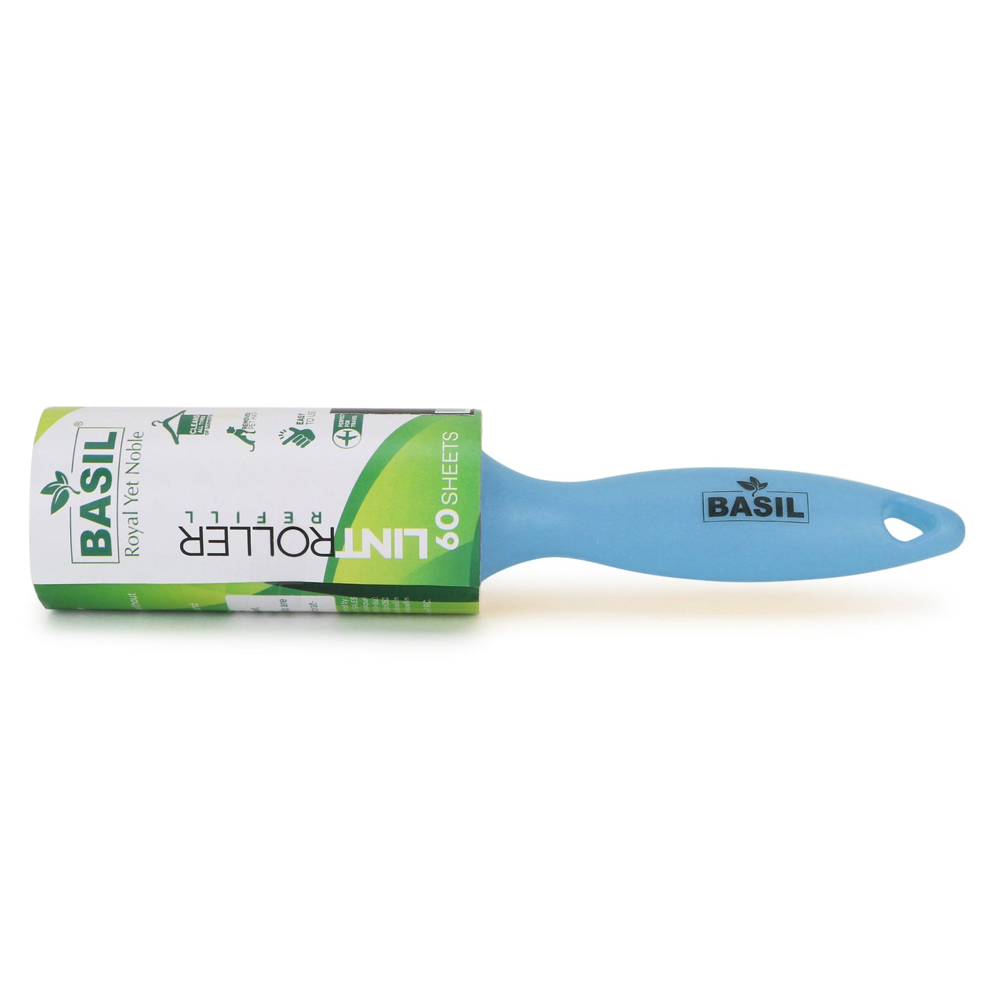 BASIL Lint Free Roller for Dogs & Cats, Pack of 2 (60 Sheets in 1 Roller)