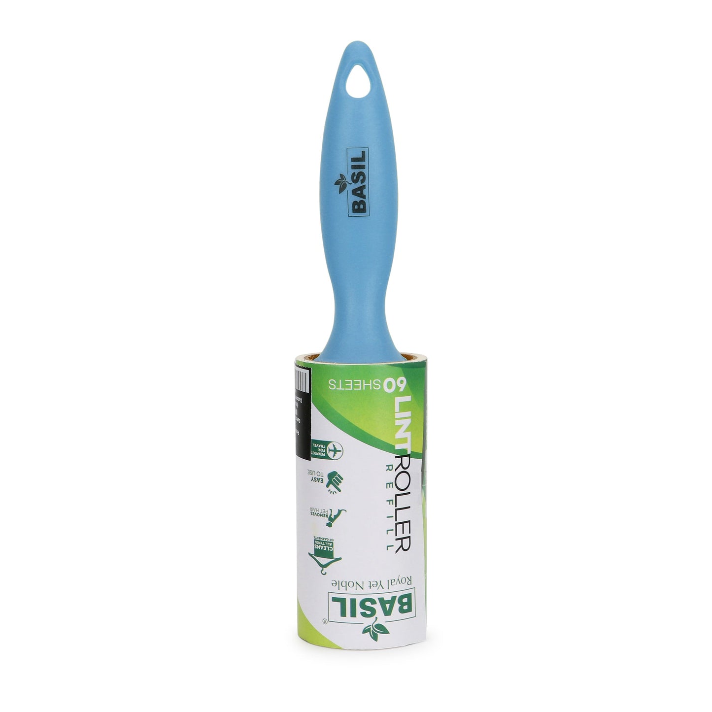 BASIL Lint Free Roller for Dogs & Cats, Pack of 2 (60 Sheets in 1 Roller)