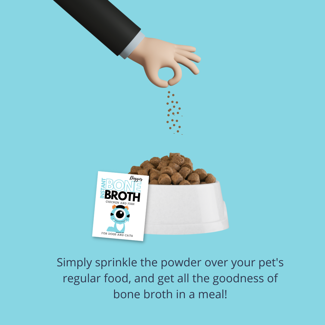 Instant Bone Broth - Chicken with Fish (Pack of 15 sachets) (Make 100ml Bone Broth with each sachet)