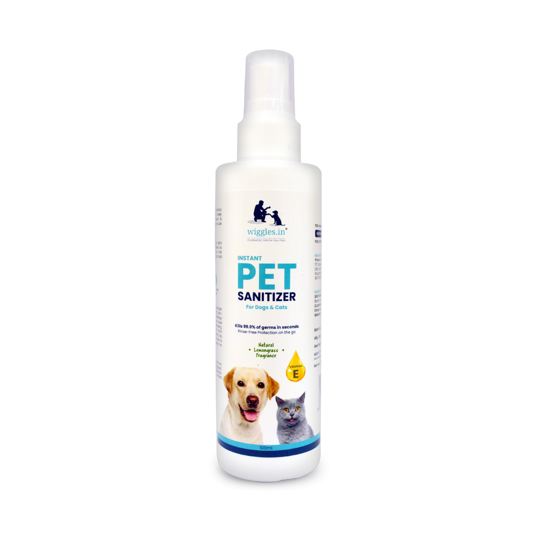 Pet Sanitizer Spray Dogs Cats, 100ml - Vet Approved Kills Germs Instantly