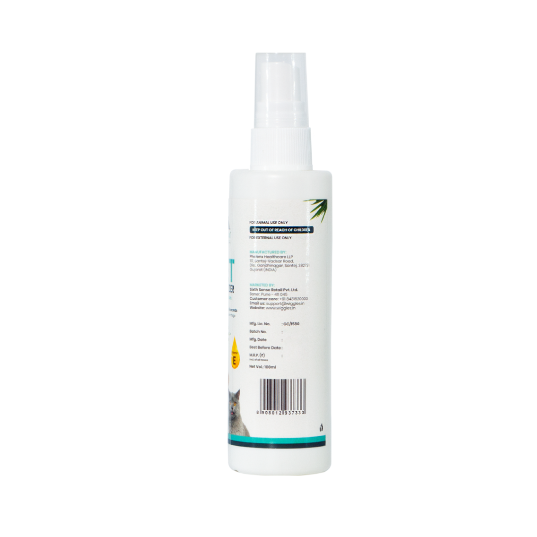 Pet Sanitizer Spray Dogs Cats, 100ml - Vet Approved Kills Germs Instantly