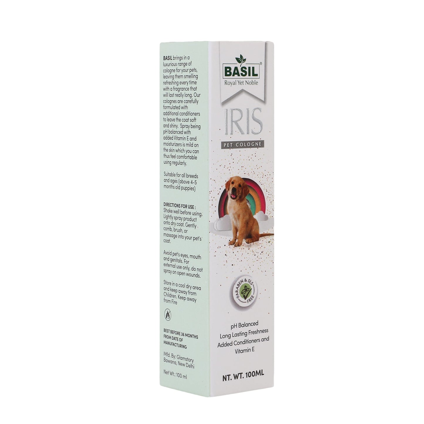 BASIL IRIS Cologne for Dogs, 100ml