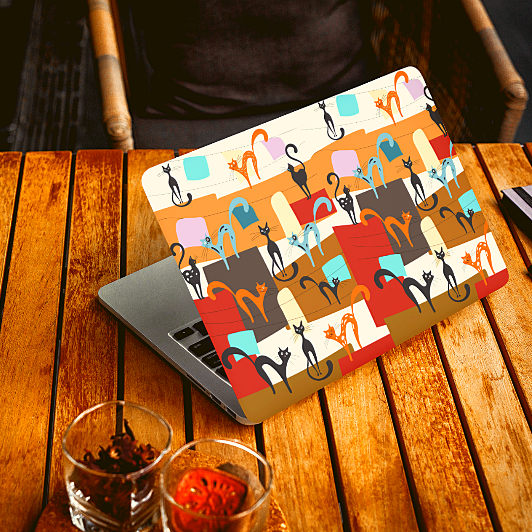 Sassy Cats Laptop Skin - PawLaLand