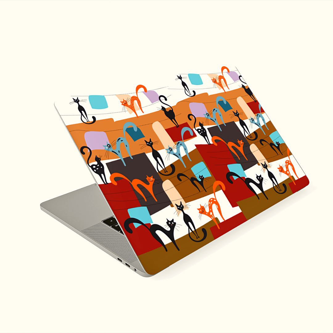 Sassy Cats Laptop Skin - PawLaLand