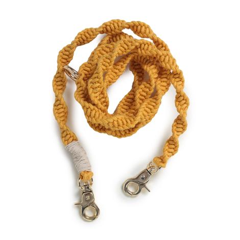 macramé twisted leash for dogs designed by Barks & Wags
