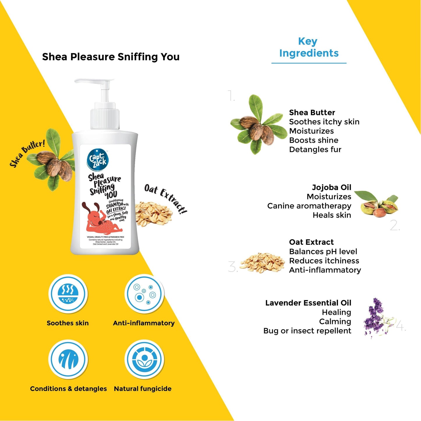 Shea Pleasure Sniffing You 500ml Pawesome Care Pack of 2 - Captain Zack
