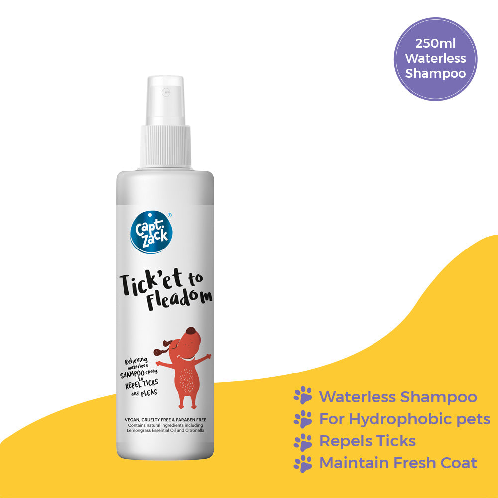 Tick’et To Fleadom Waterless Shampoo 250ml