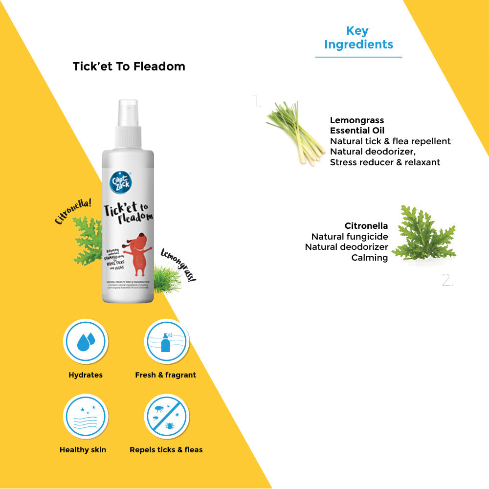 Tick’et To Fleadom Waterless Shampoo 250ml