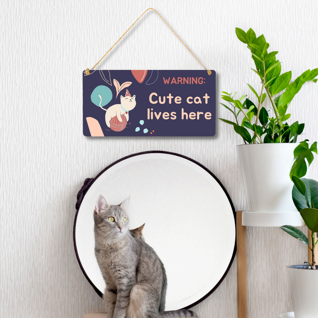 Cute Cat Wall/Door Hanging
