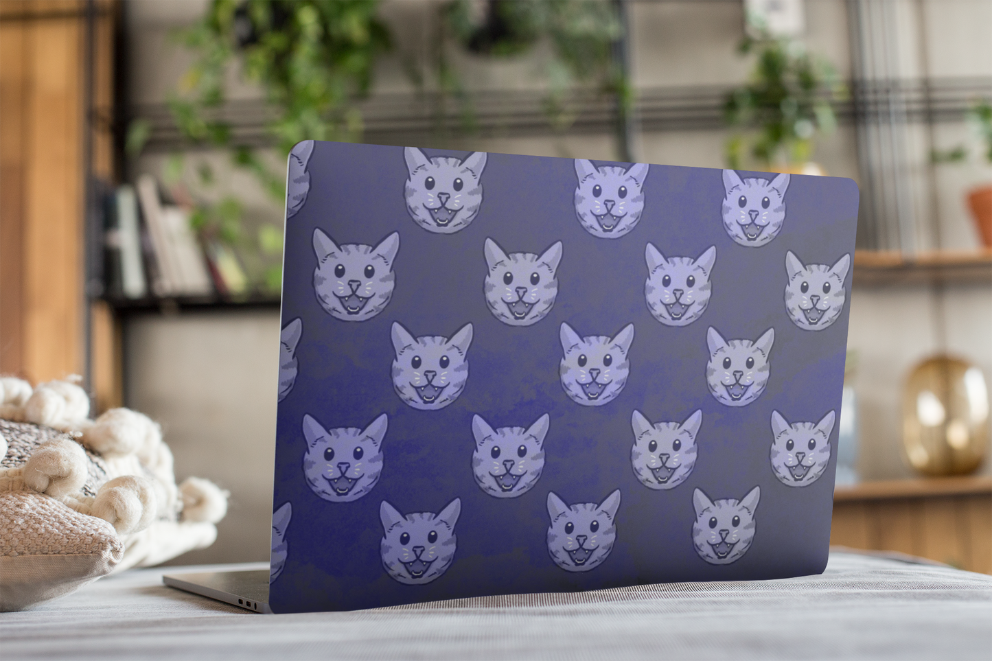 Happy Cat Laptop Skin - PawLaLand