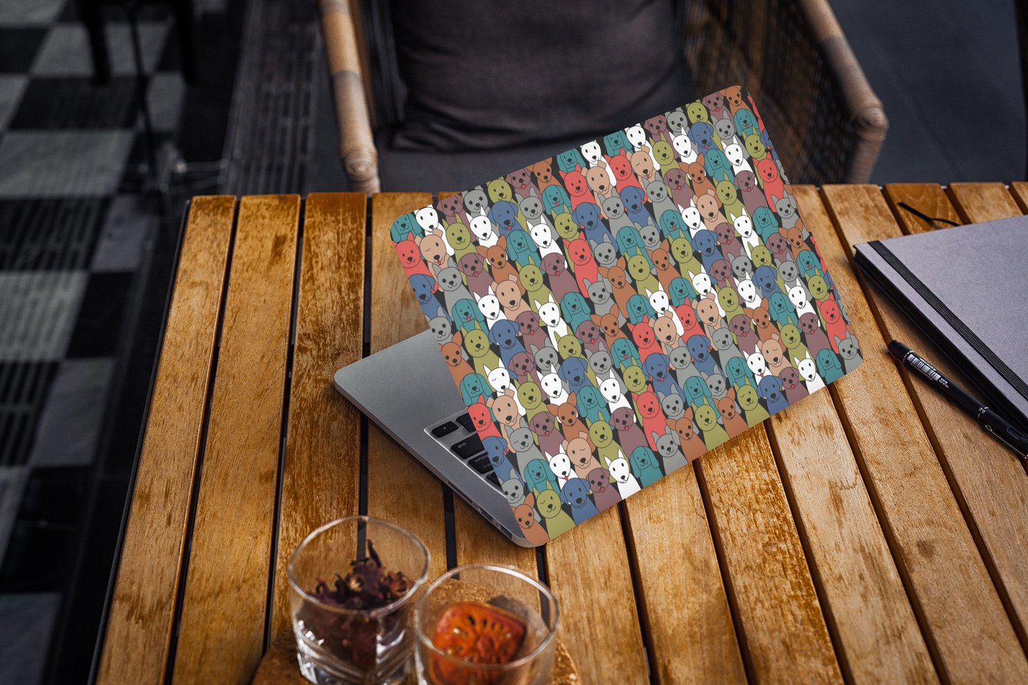 Smiling Dog Laptop Skin - PawLaLand