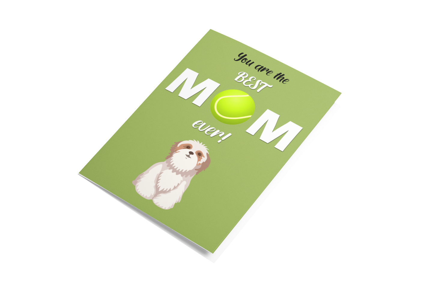 Best Mom Ever Greeting Card - PawLaLand