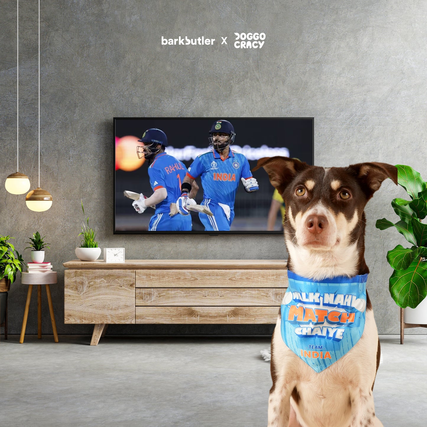 Barkbutler World Cup Bandanna for dogs