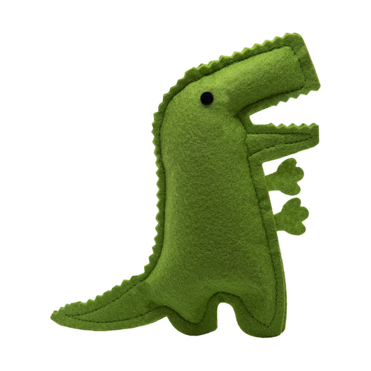 HRIKU BHEEMSARAT (Dinosaur) Catnip Toy for Cats. (Green)