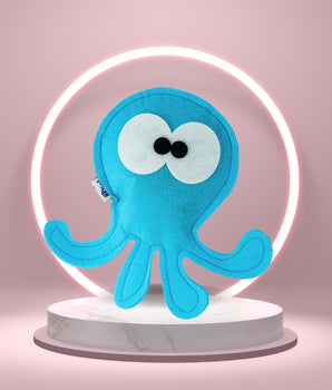 HRIKU ASHTBAHU (Octopus) Catnip Toy for Cats. (Blue)