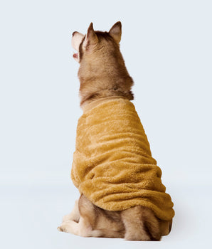 Pet snugs Camel Furry Sweater - Camel