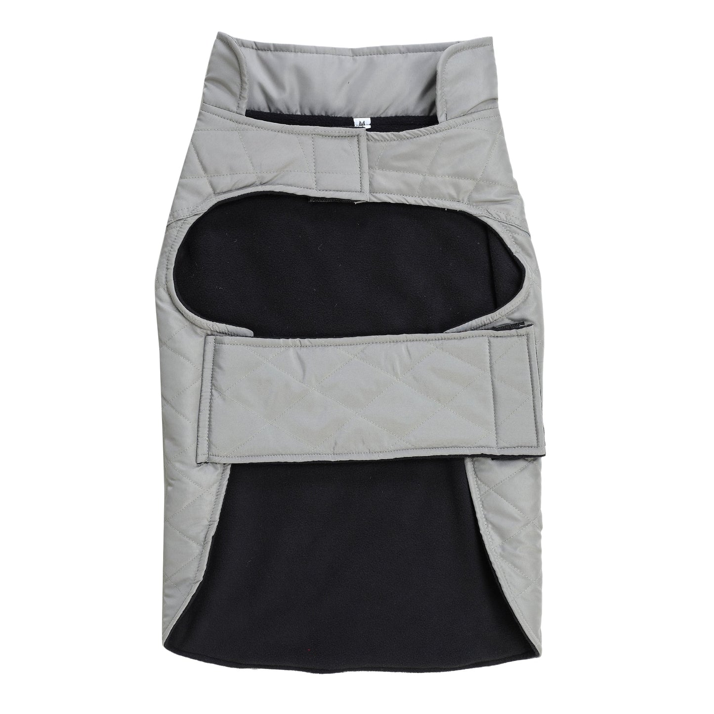 Dog Jacket (Grey Micro Padded)