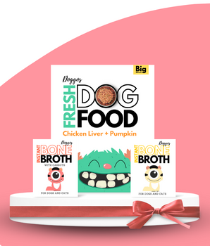 The Monster Club (800g of Fresh dog food + 2 flavours of Instant Bone Broth)
