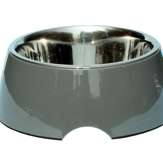 Melamine Belly Bowl - Plain Grey