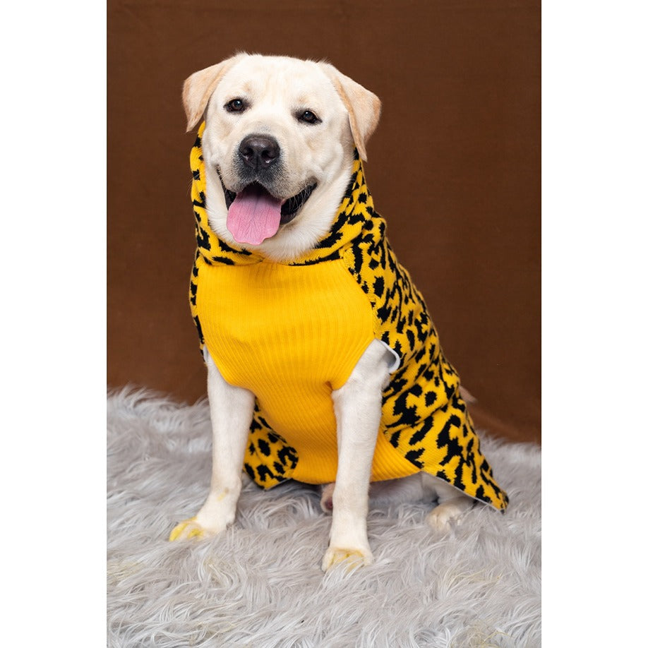 Petsnugs Leopard Knit Sweater