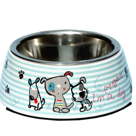 Melamine Belly Bowl - Design Puppy School