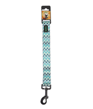 BASIL Zig-Zag Padded Leash for Dogs & Puppies (Green)