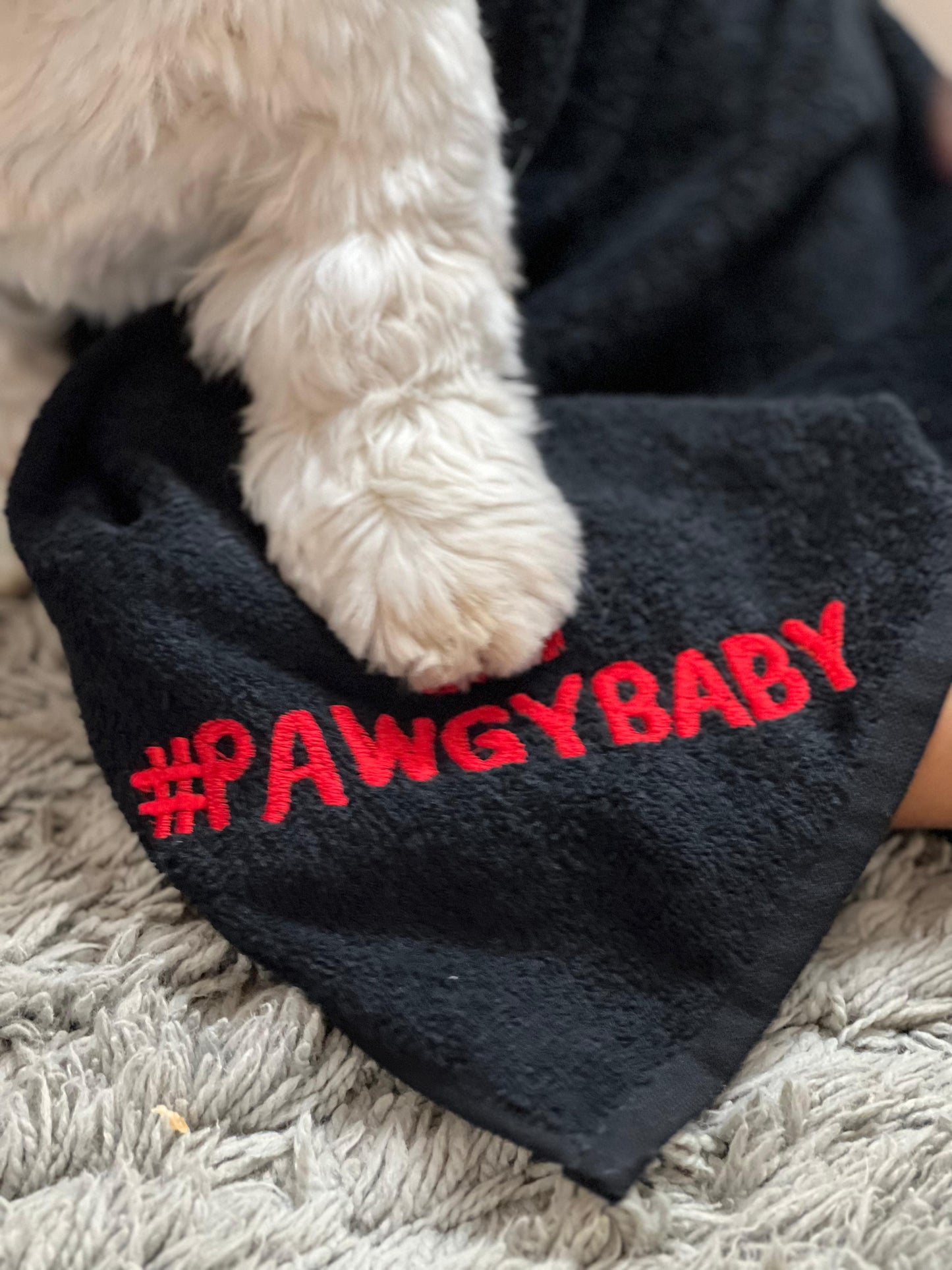Pet Towel: Black