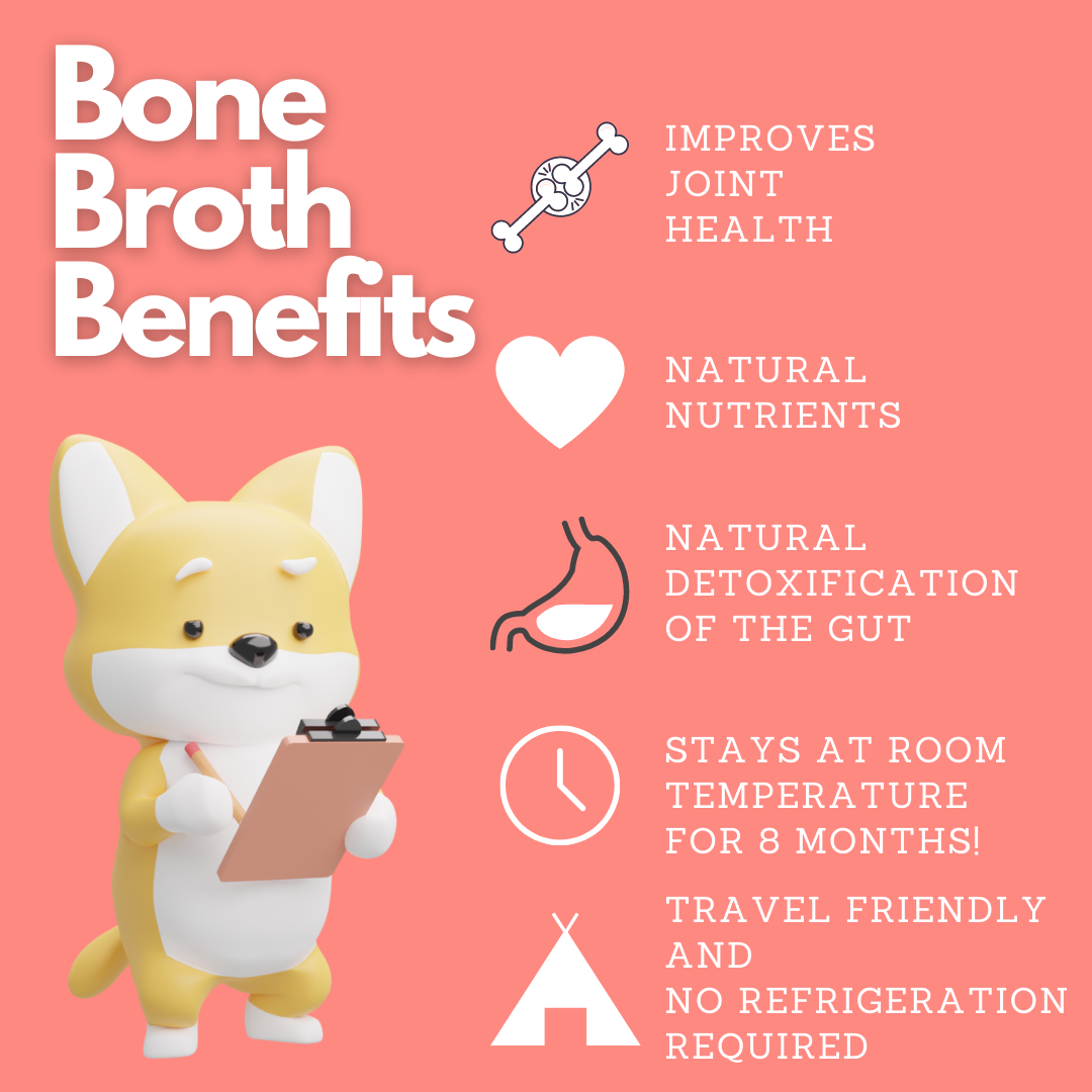 Instant Bone Broth - Chicken + Carrots (Make 500ml Bone Broth with 5 sachet)