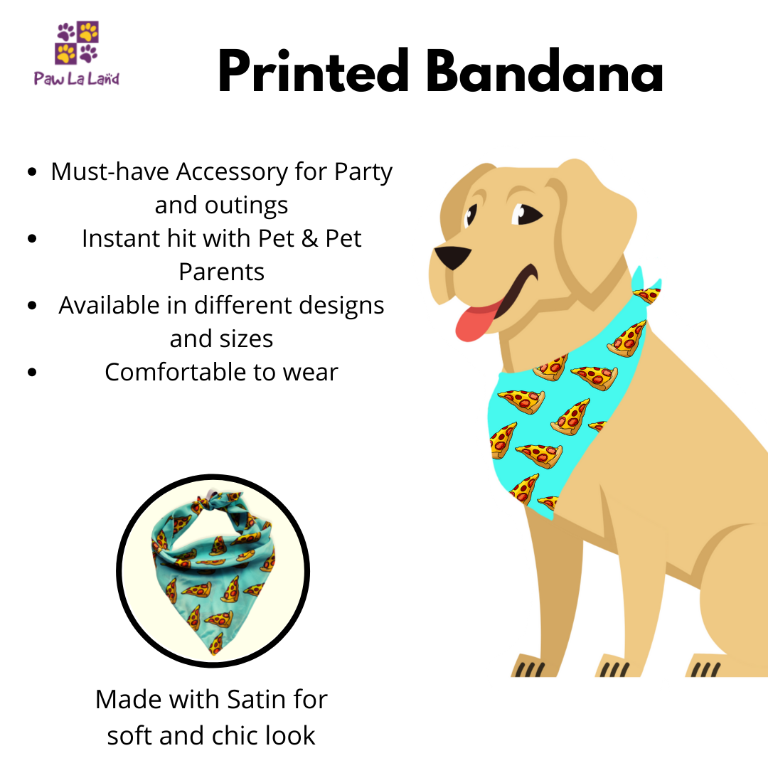 Pizza Party Bandana