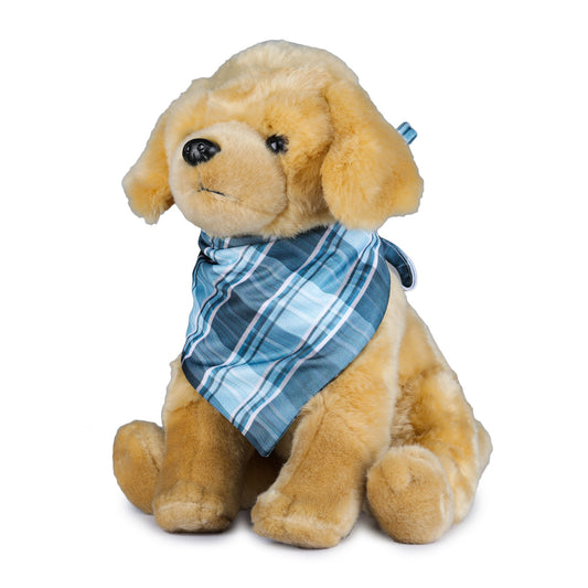 Blue Plaid Bandana