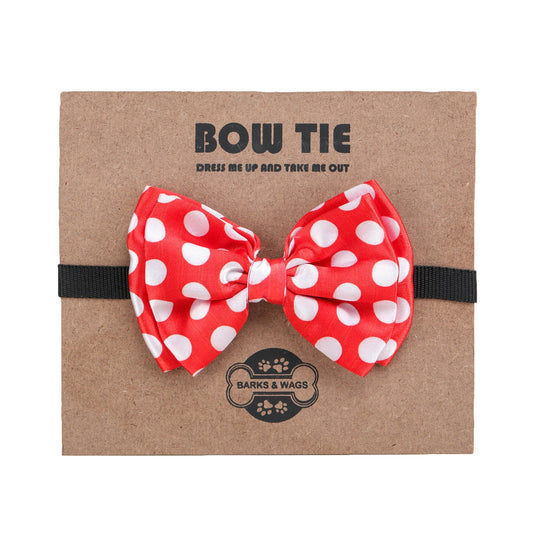 Red Polka Dot Bow Tie