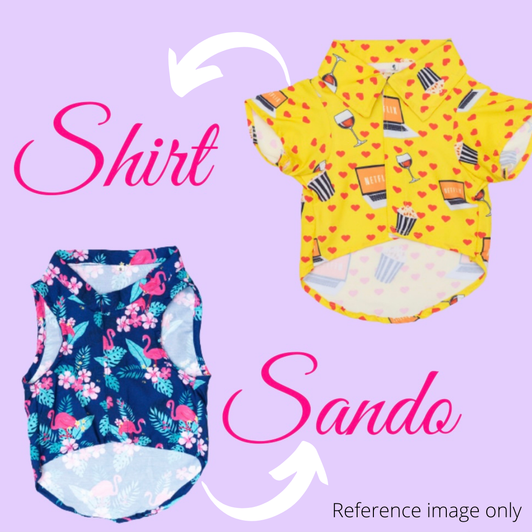 Candy cane stripes Shirt/Sando